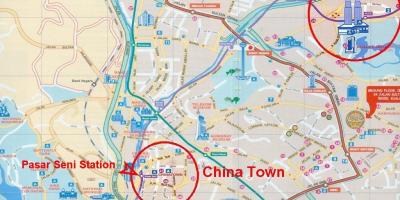 Chinatown sa kuala lumpur mapa