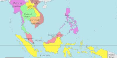Kuala lumpur lokasyon sa mapa ng mundo