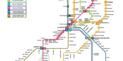 Subang jaya lrt ruta ng mapa