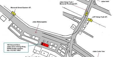 Hang tuah monorail station mapa