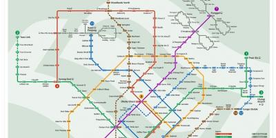 Mrt station mapa ng malaysia