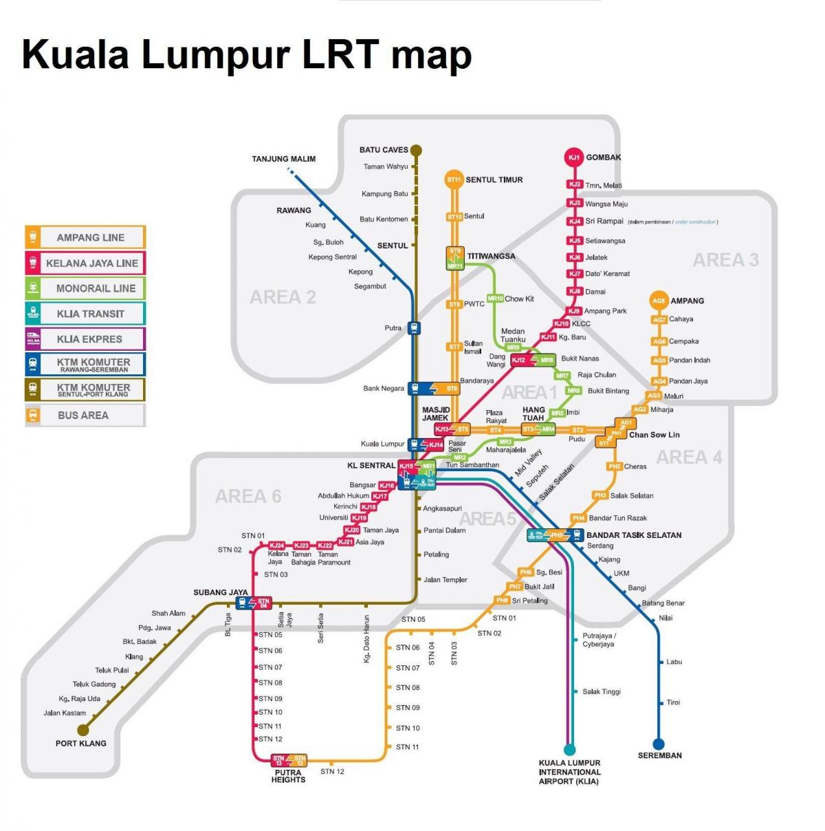 lrt mapa ng malaysia 2016